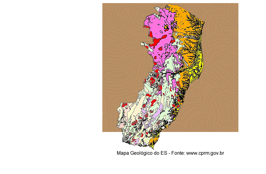 Mapa geológico do ES